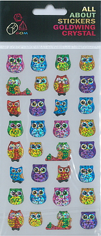 Sticker Crystal Owl