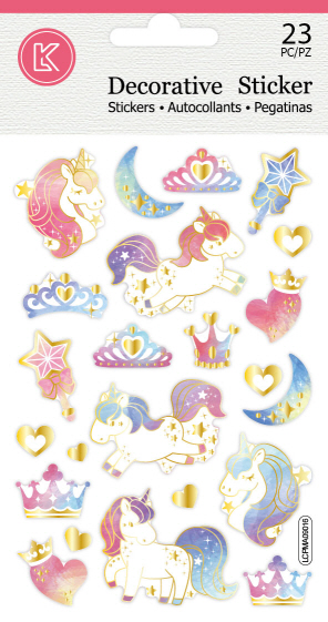 Sticker Epoxy - Unicorns