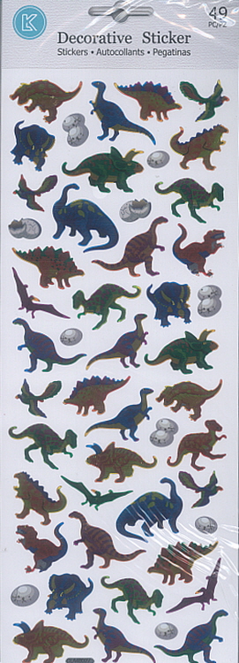 Sticker Foil - Dinosaurs