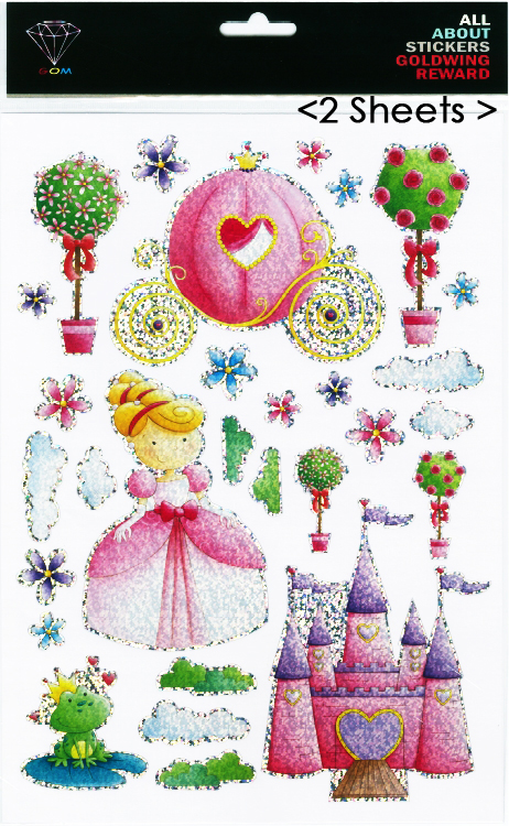 Sticker Glitter Princess - Click Image to Close