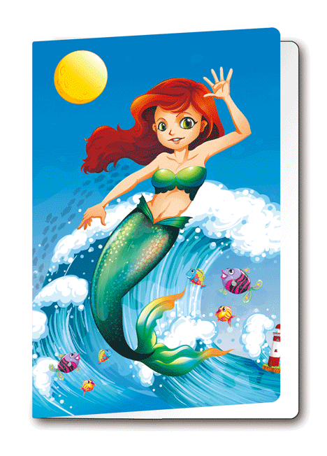 3D-Card Mermaid