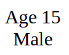 Apsley Age 15 Male