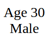 Apsley Age 30 male