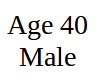 J-Card Age 40 Male