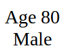 J-Card Age 80 Male
