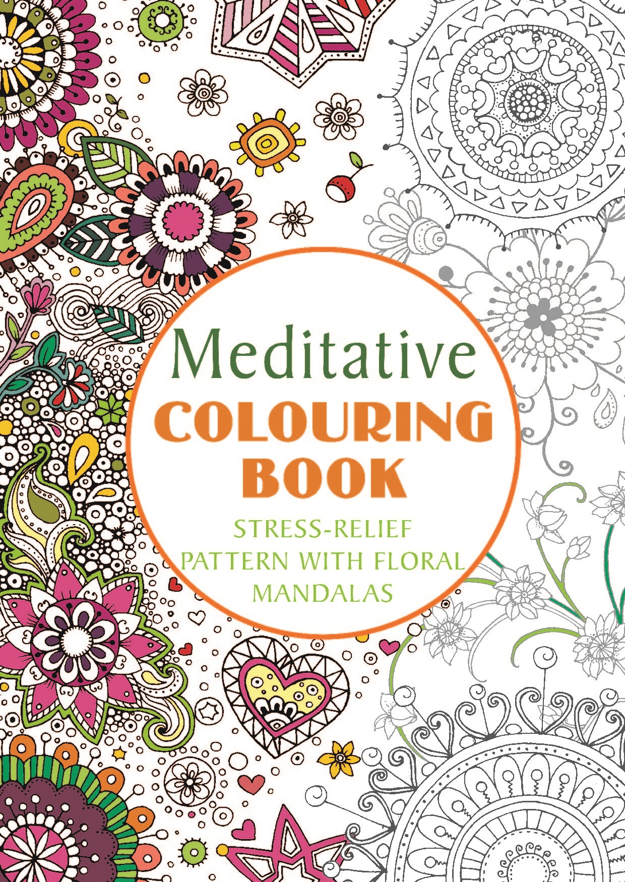Adult Colouring Book - Meditative