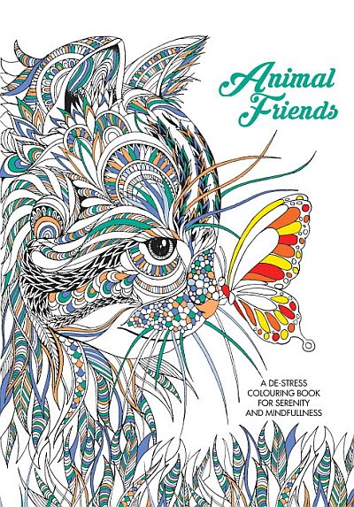 Adult Colouring Book - Animal Friends