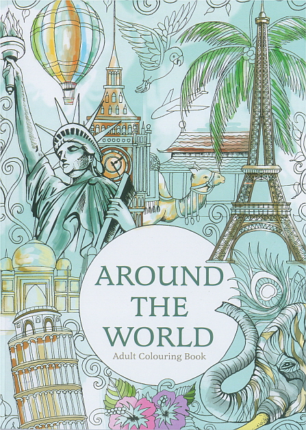 Adult Colouring Book - Around the World