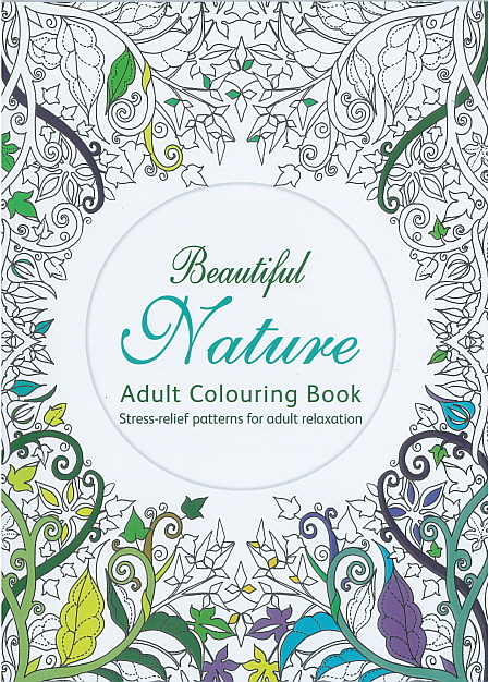 Adult Colouring Book - Beautiful Nature