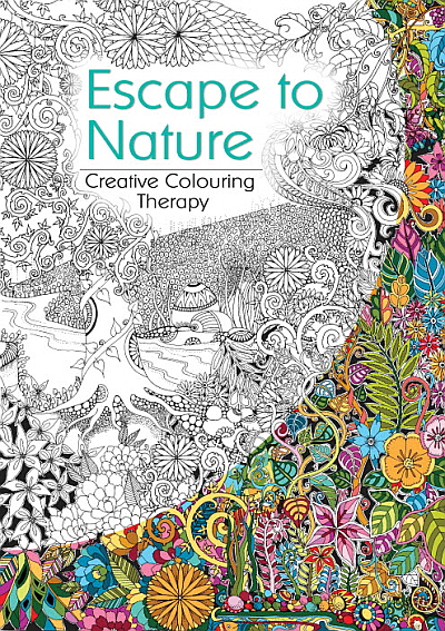 Adult Colouring Book - Escape to Nature