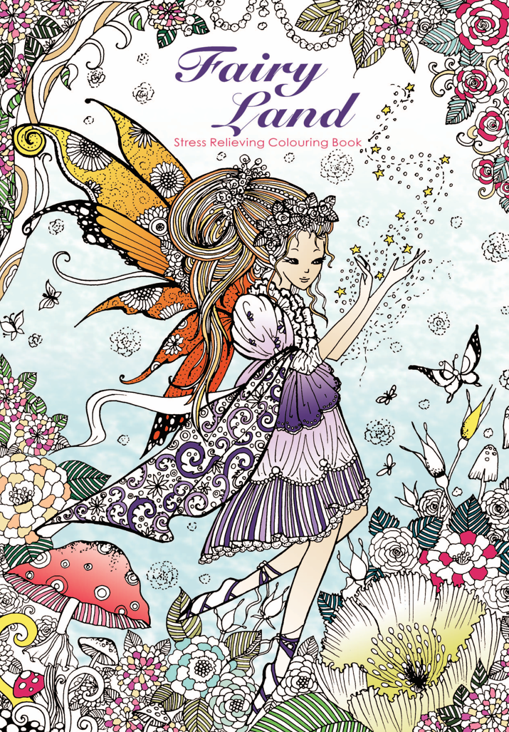 Adult Colouring Book - Fairy Land