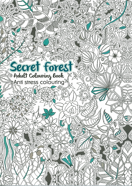 Adult Colouring Book - Secret Forest
