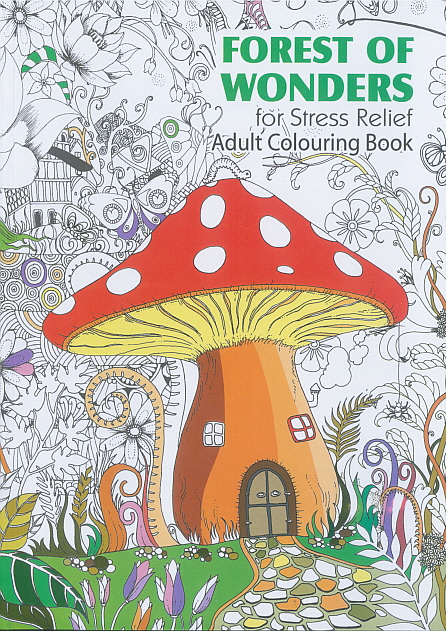 Adult Colouring Book - Forest of Wonders