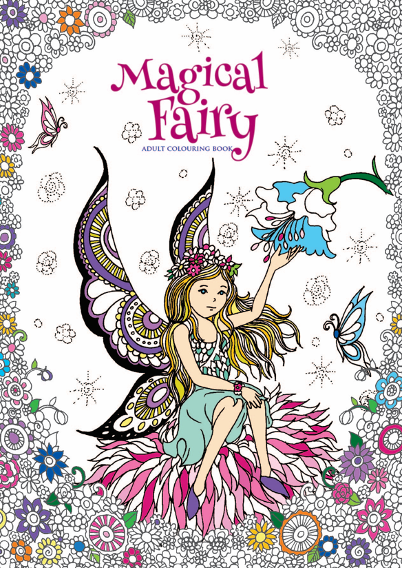 Adult Colouring Book - Magical Fairy