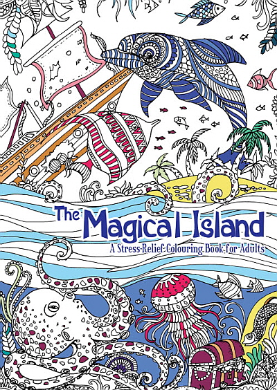 Adult Colouring Book - The Magical Island