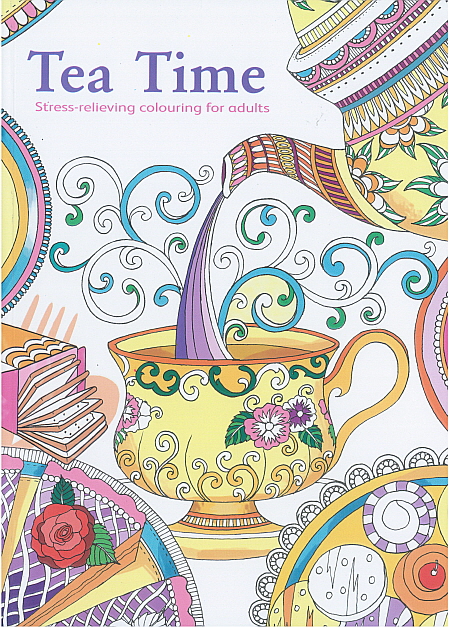 Adult Colouring Book - Tea Time