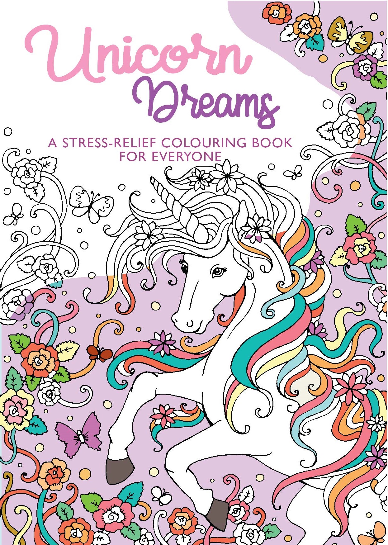 Adult Colouring Book - Unicorn Dream