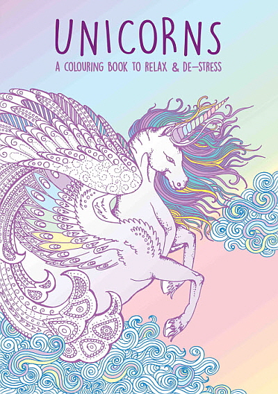 Adult Colouring Book - Unicorns