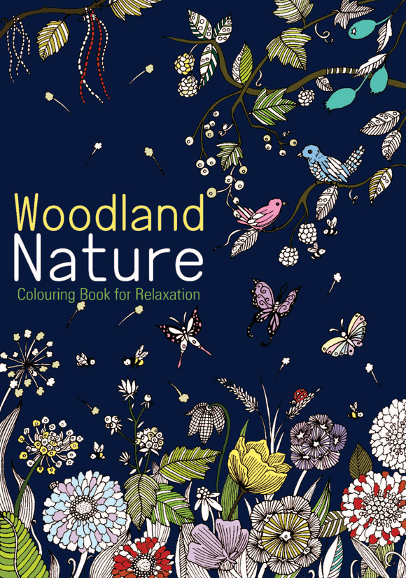 Adult Colouring Book - Woodland Nature