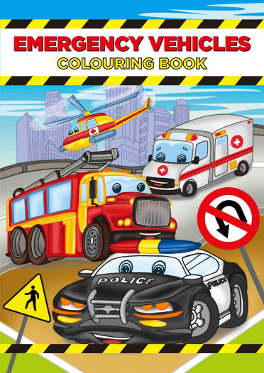 Colouring Book: Emergency Vehicles