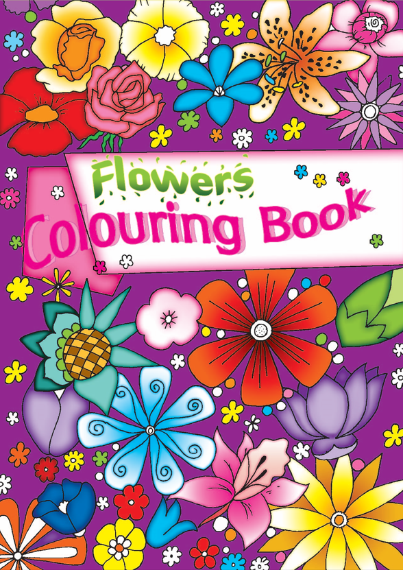 Colouring Book: Flowers