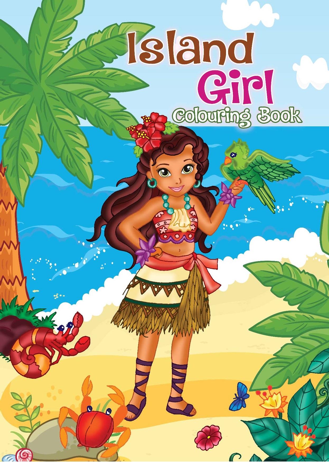 Colouring Book: Island Girl