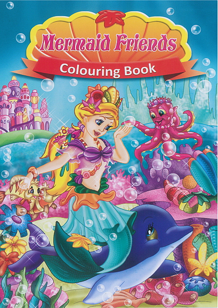 Colouring Book: Mermaid Friends