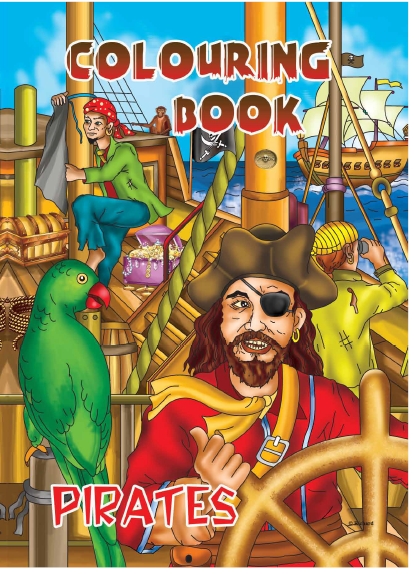 Colouring Book:Pirates 2