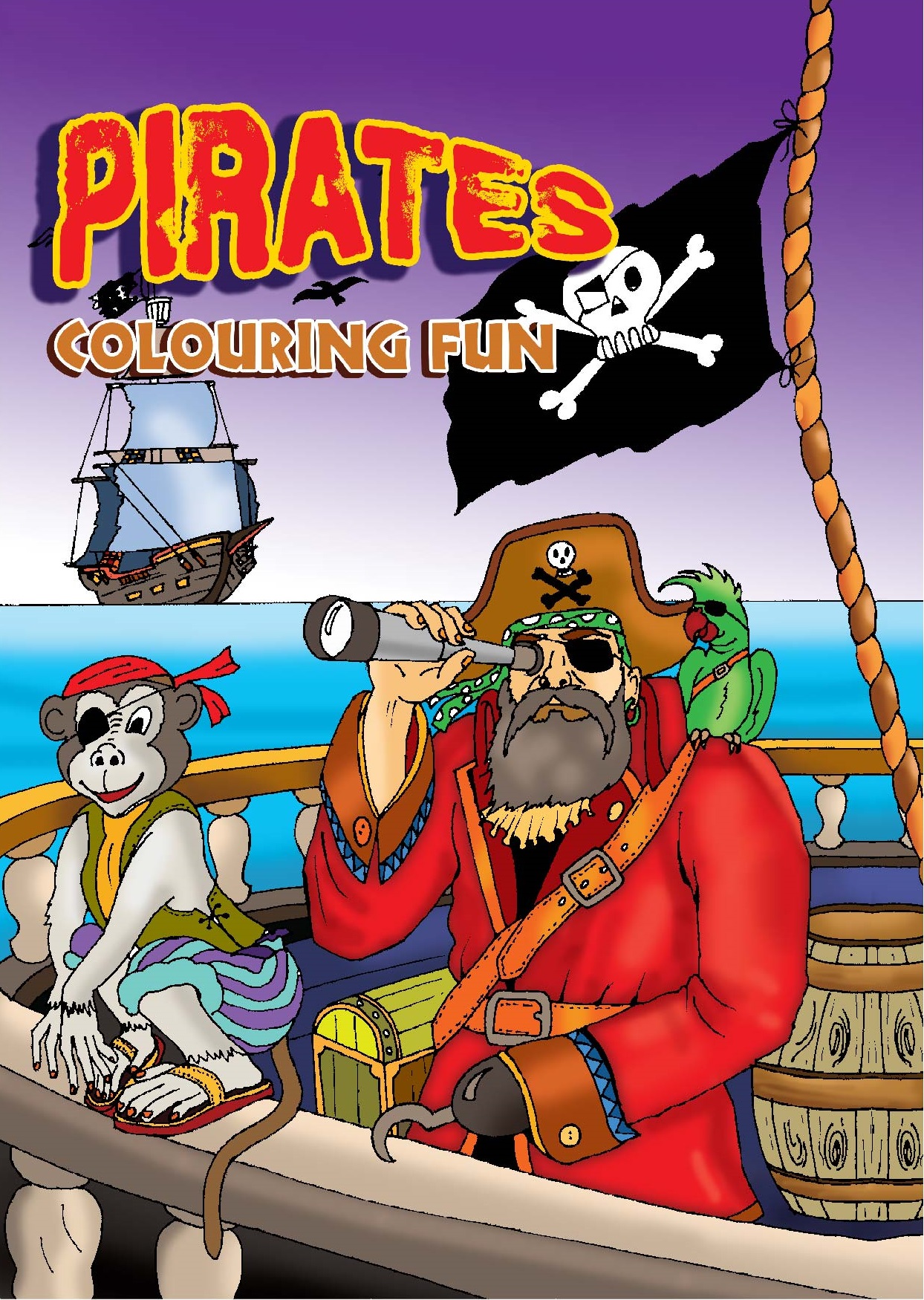 Colouring Book: Pirates 4