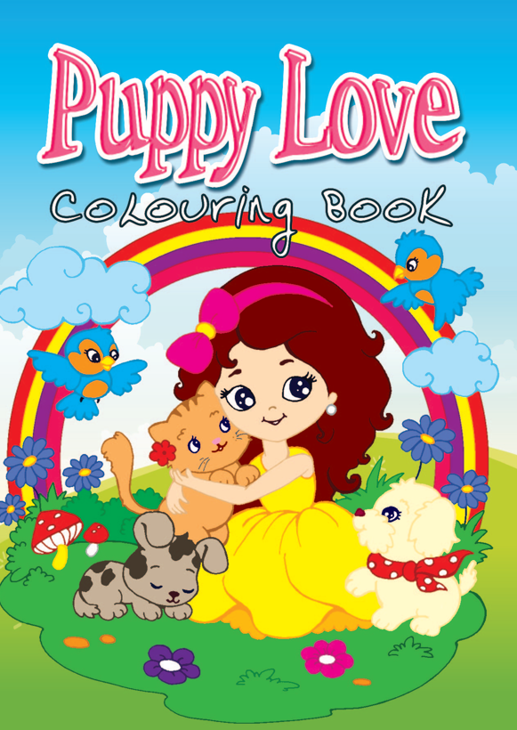 Colouring Book: Puppy Love