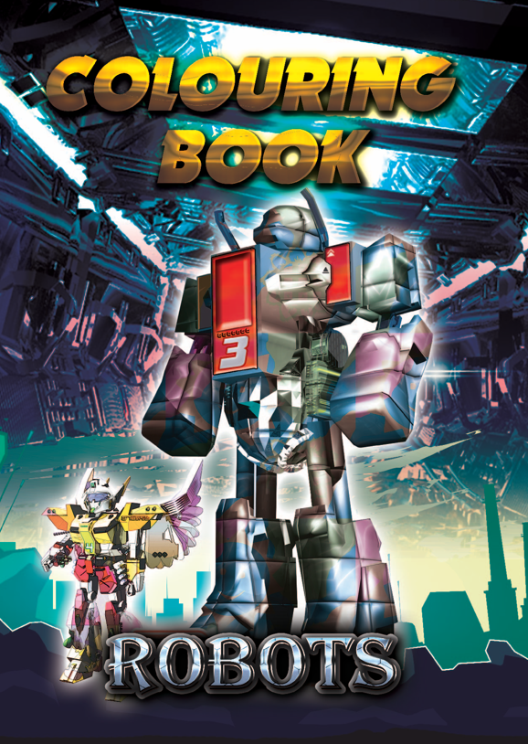 Colouring Book: Robots