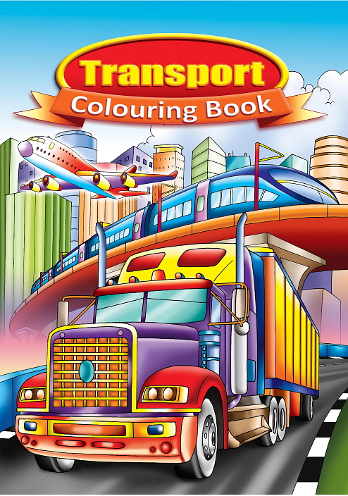 Colouring Book: Transport 3