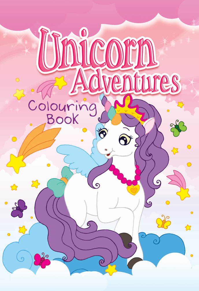 Colouring Book: Unicorn Adventures