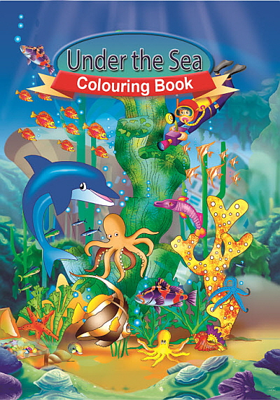 Colouring Book: Under the sea 2