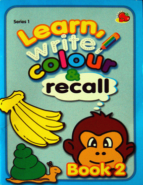 Learn, write, Couloring & Recall: Book 2
