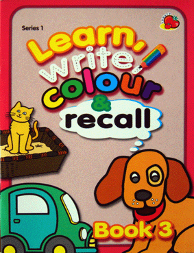 Learn, write, Couloring & Recall: Book 3