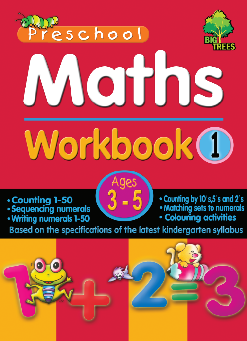 Pre-School Maths Workbook 1 - Click Image to Close