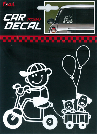Car-Decal Trycycle