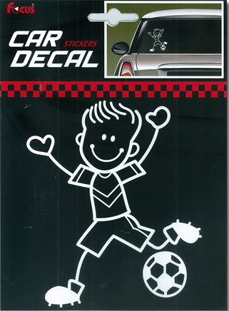 Car-Decal Soccer Player 2