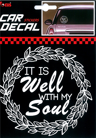 Car-Decal Well With My Soul