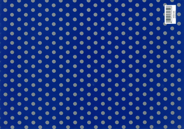 Counter-Roll Dot Blue and Silver