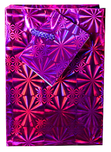 Holographic Bag (Mini): Purple