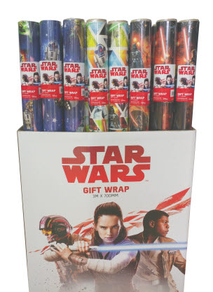Giftwrap: Star Wars (3M x 70cm, 50/ctn)