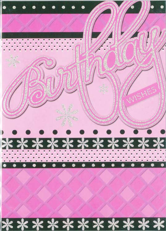 P-Card Open - Birthday wishes