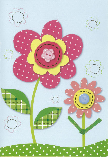 G-Card Two Flowers