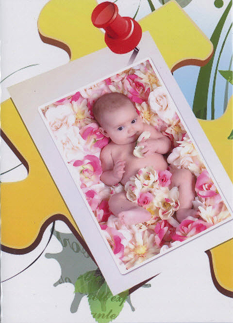 S-Card Baby in jigsaw