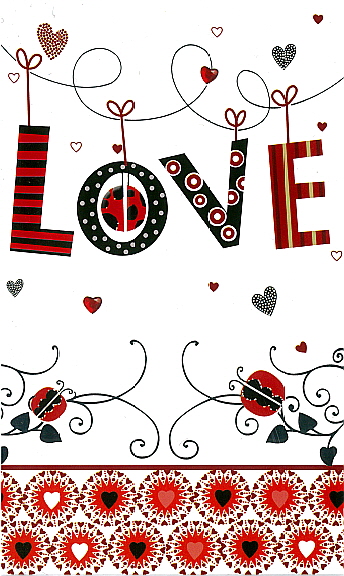 J Card Valentine LOVE