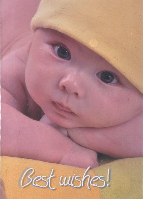 S-Card A baby-Best wishes