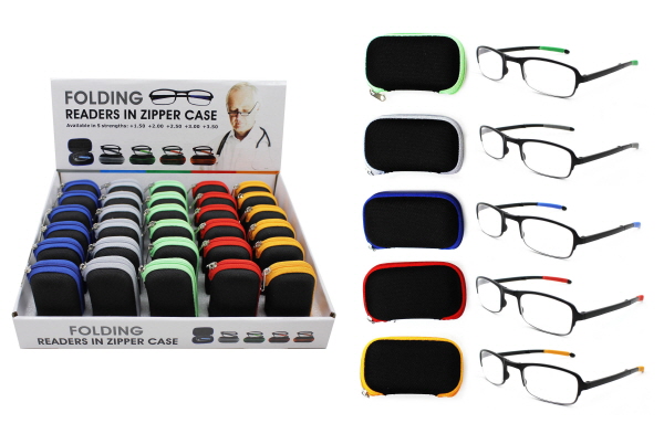 Reading Glasses + Pouch Model 73 (Foldable)