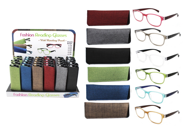 Reading Glasses + Pouch Model 79